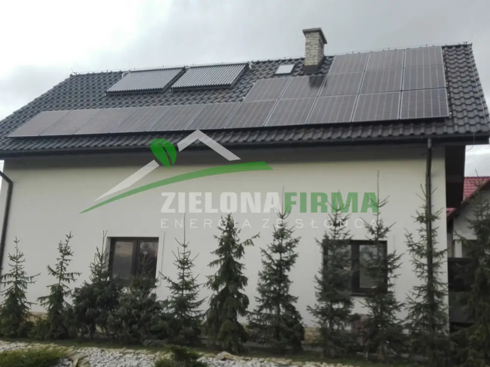 Instalacja 5 kWp - okolice Myślenic